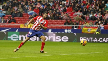 Diego Costa remata y marca el 2-0 en el Atl&eacute;tico-Getafe.
 
 
 