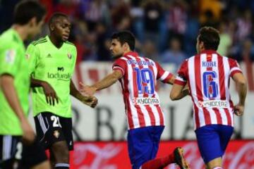 Diego Costa celebra el 1-0.