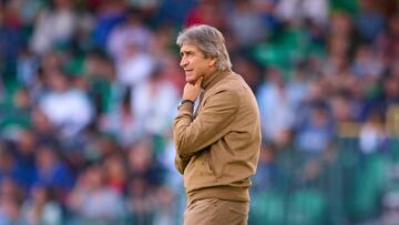 Pellegrini, durante un partido.