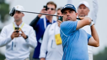 Los Angeles (United States), 14/06/2023.- Alejandro Del Rey of Spain at the 10th tee during a practice round for the 2023 US Open golf tournament on the North Course of the Los Angeles Country Club in Los Angeles, California, USA, 14 June 2023. (Abierto, España, Estados Unidos) EFE/EPA/ERIK S. LESSER
