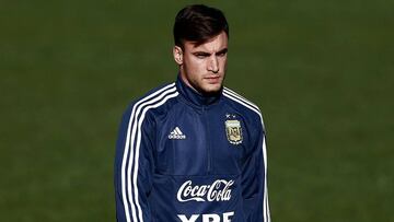 Tagliafico con la selección argentina.