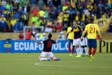 Colombia le gana a Ecuador y hace una jornada perfecta