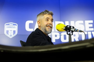 Dani Garrido, durante la entrevista.