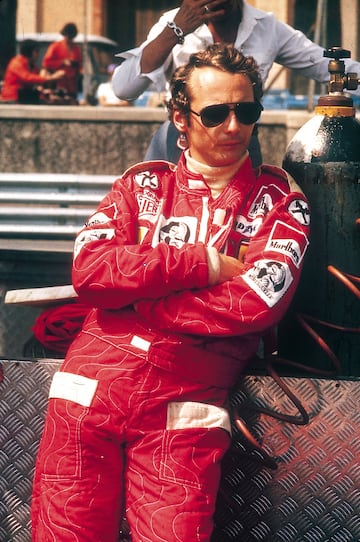 Su primera victoria en un gran premio de Fórmula 1 tuvo lugar en 1974, año en el que pasó a ser piloto de Ferrari. 