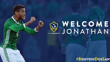 Oficial: Jonathan Dos Santos, nuevo jugador del Galaxy