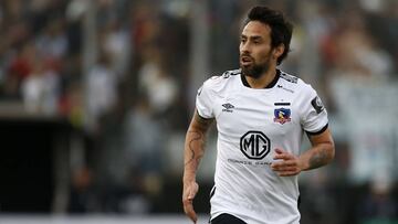 Futbol, Colo Colo vs Everton.
Cuartos de final Copa Chile 2019.
El jugador de Colo Colo Jorge Valdivia es fotografiado durante el partido de cuartos de final de la Copa Chile contra Everton disputado en el estadio Monumental de Santiago, Chile.
06/09/2019
Andres Pina/Photosport
Football, Colo Colo vs Everton.
Quarter finals Copa Chile championship 2019.
Colo Colo's player Jorge Valdivia is pictured during the quarter finals of the Copa Chile Championship against Everton held at the Monumental stadium in Santiago, Chile.
06/09/2019
Andres Pina/Photosport