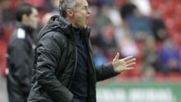 El entrenador del Getafe Fran Escribá.