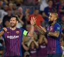 Vidal y el Barcelona festejan un nuevo show de Messi