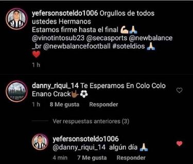 "Algún día": el nuevo guiño de Yeferson Soteldo a Colo Colo