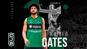Kaiser Gates, nuevo jugador del Joventut de Badalona.