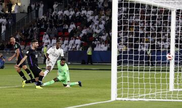 Modric, Llorente, Ramos y Nader, en propia puerta, fueron los goleadores del conjunto blanco. Shiotani marcó el tanto del honor para el equipo de Emiratos Árabes Unidos.