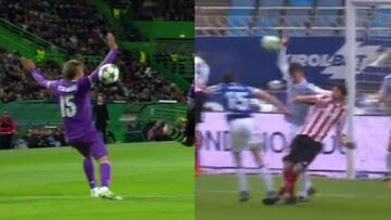 El penalti de Diego Llorente que recordó al de Coentrao en Lisboa