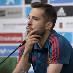 Jordi Alba no entiende la destitución de Robert