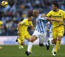 Málaga-Villarreal en imágenes