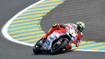 Iannone, durante la calificación del GP de Francia.