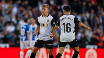 22/12/24 PARTIDO PRIMERA DIVISION
VALENCIA CF - DEPORTIVO ALAVES
ALEGRIA GOL 2-2 DANI GOMEZ
