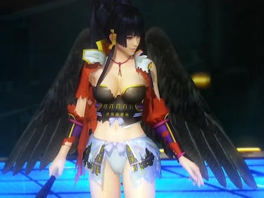 Los trajes rotos de Senran Kagura en Dead or Alive 5
