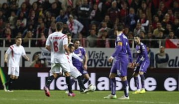 1-0. Diogo anotó en primer y único tanto sevillista.