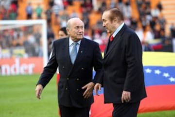 Joseph Blatter y Nicolás Leoz.