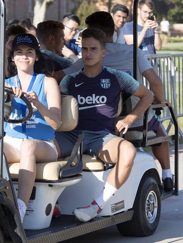 El Barça prepara en UCLA su partido contra el Tottenham