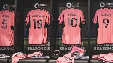 Messi e Inter Miami estrenarán nueva camiseta para la gira en Arabia Saudita y la próxima temporada de la MLS, que arrancará en febrero.