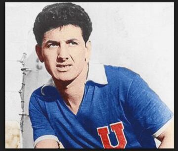 Leonel Sánchez fue emblema del Ballet Azul al conseguir 6 títulos con la U (1959, 1962, 1964, 1965, 1967 y 1969).