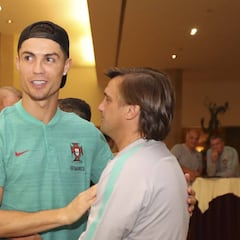 Cristiano aleja rumores al entrenarse con Portugal