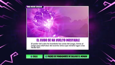 Fortnite Battle Royale: El cubo morado llega a su fin