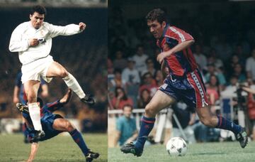 Hagi fue fichado por el Real Madrid en 1990, quedndose 2 a?os. Despus se fue a Italia jugando para el Brescia y regres a Espa?a contratado por el Barcelona por dos temporadas.