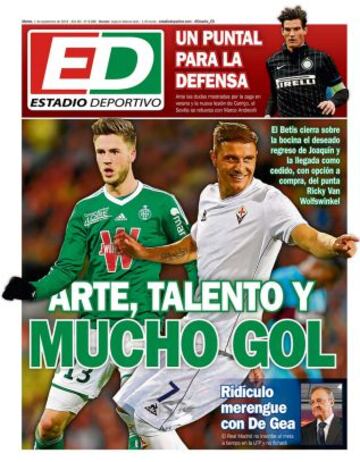 Portadas de la prensa deportiva