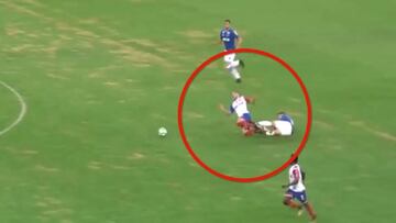 Lucas Silva sent off nine minutes after coming on for Cruzeiro