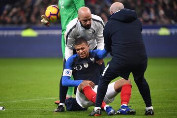 Lesión de Kylyan Mbappé.