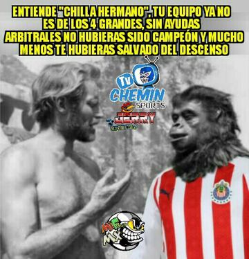 Tras perder, los memes acaban con Pumas y Chivas