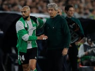 Amrabat y Pellegrini.