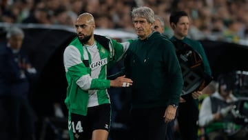 Amrabat y Pellegrini.