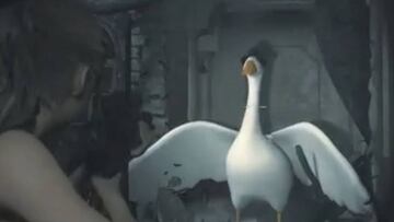 Un mod de Resident Evil 2 Remake introduce al ganso de Untitled Goose Game como Mr. X