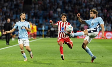 Celta aprovada e suspensões: Jutglà está se desenvolvendo contra o Atlético