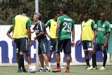 En imágenes el entrenamiento de Nacional con sus refuerzos