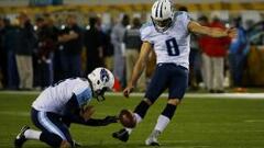 Marcus Mariota le quita el número al kicker de los Titans
