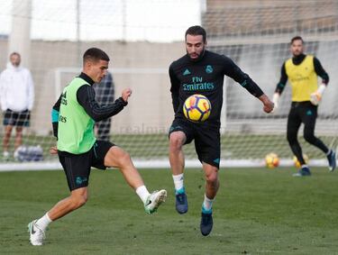 Carvajal completó la sesión y Kovacic ya está tocando balón