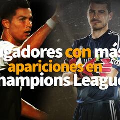 Cristiano entre los jugadores con más apariciones en Champions