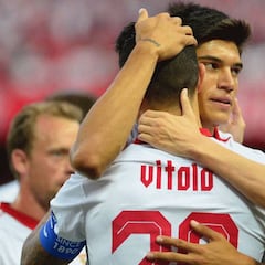 'Manita' de despedida del Sevilla