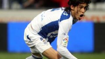 <strong>DUDA.</strong> Mart¨ªn C¨¢ceres es duda para el partido ante el Osasuna tras retirarse del entrenamiento.