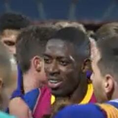 Nueva cámara y detallazo: vean lo de Messi con Dembélé y la psicosis que les persigue