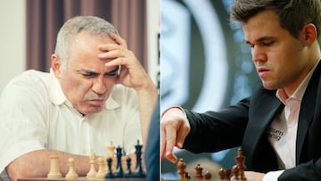 Kasp¨¢rov y Carlsen jugar¨¢n por primera vez en 16 a?os