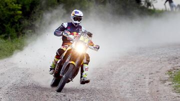 Toby Price en el Dakar 2016.