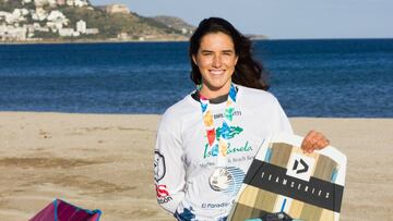 Nina Font, antes de un entrenamiento.