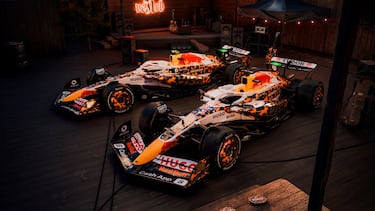 Los coches que pilotarán en Austin, Yuki Tsunoda e Isack Hadjar. 