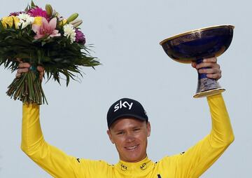 Tour de France winner Britain's Chris Froome