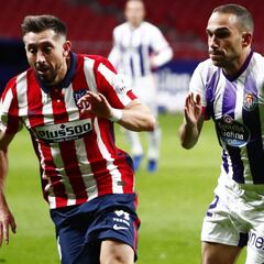 Héctor Herrera, contento con su regreso a la titularidad en el Atlético de Madrid